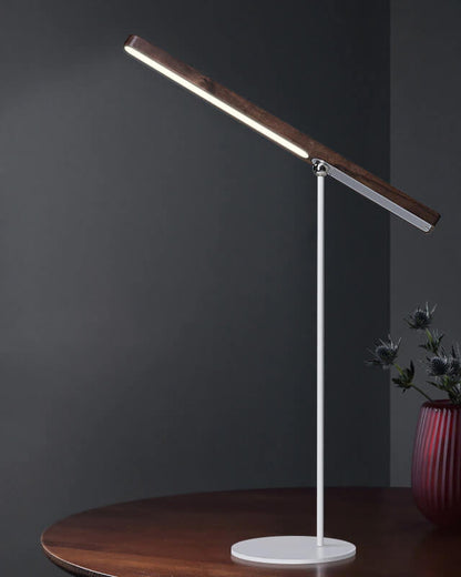 Tischleuchte COLOMBES - Kabellose LED Tischlampe aus Holz