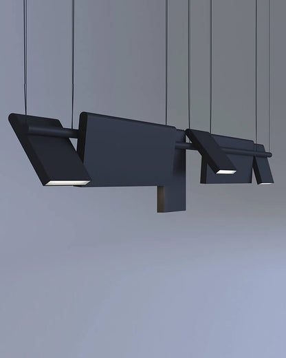 Hängeleuchte DRANCY - Postmoderne Pendellampe mit verstellbaren Lichtquellen