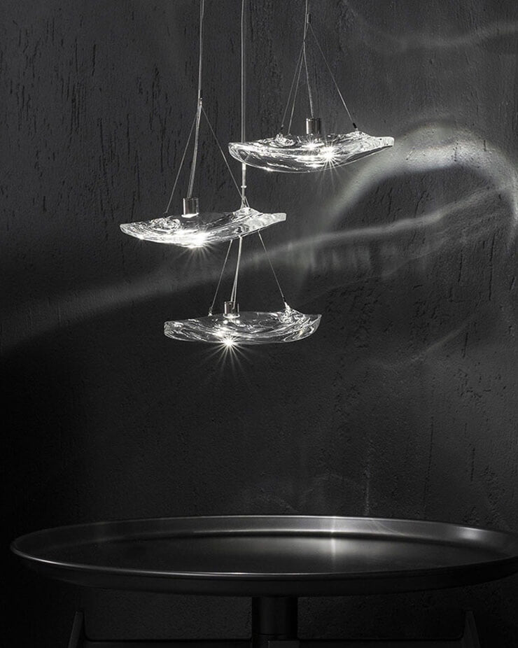 Hängeleuchte METZ - Postmoderne Hängelampe aus Glas