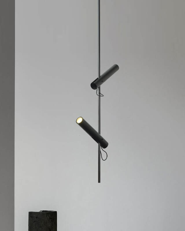 LORIENT hanging light - Modern minimalist hanging lamp with adjustable LED tube spot 
