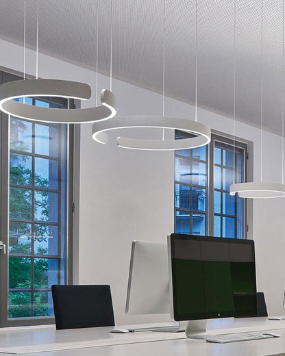 MONTAUBAN hanging light - Circular minimalist hanging lamp for living areas