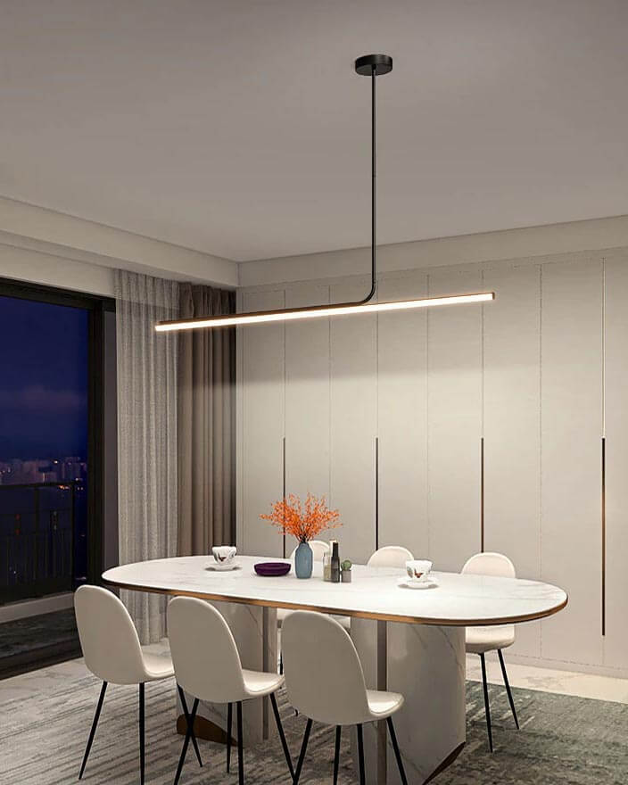 AJACCIO hanging light - Minimalist hanging lamp for the office, kitchen or living area