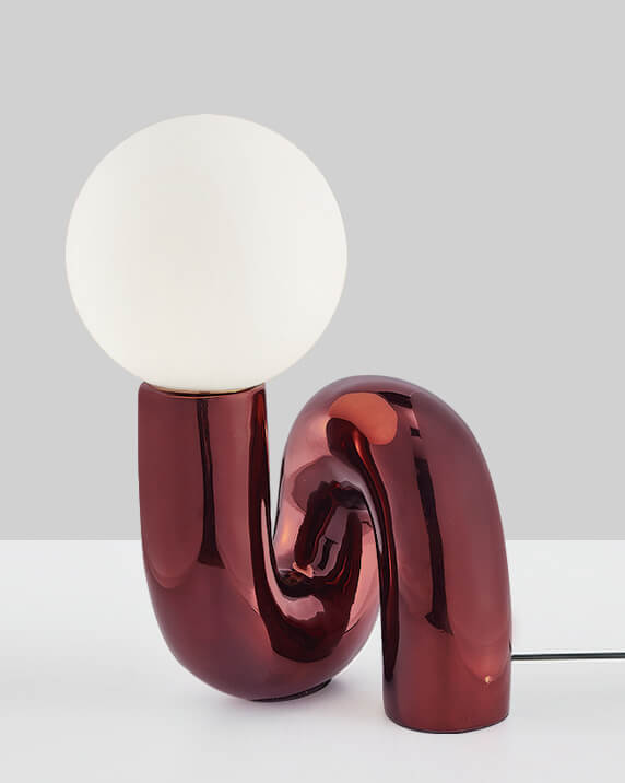 Table lamp BEZIERS - Modern table lamp with glass ball