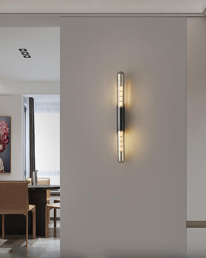 COLMAR wall light - elegant LED wall lamp made of solid brass