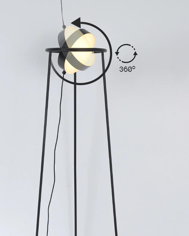 Floor lamp MONTREUIL - retro floor lamp in tripod shape