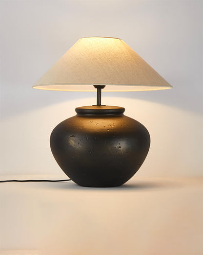 Tischleuchte ORLEANS - Japanische Tischlampe aus Keramik