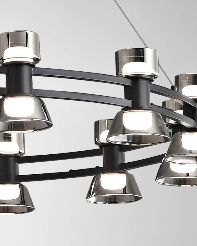 ROUEN hanging light - luxurious chandelier with dimmable LEDs